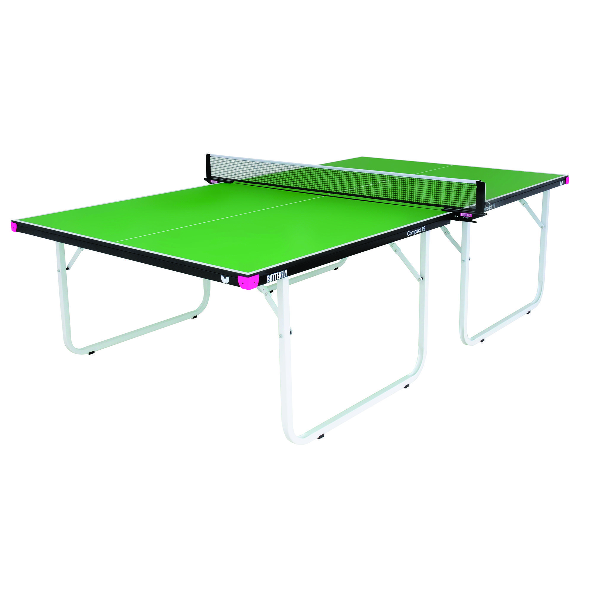 Butterfly Compact 19mm Indoor Table Tennis Table Set Green